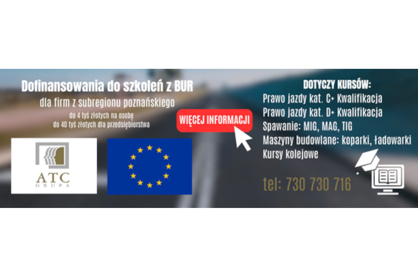 Dofinansowanie do kursów dla firm z subregionu poznańskiego